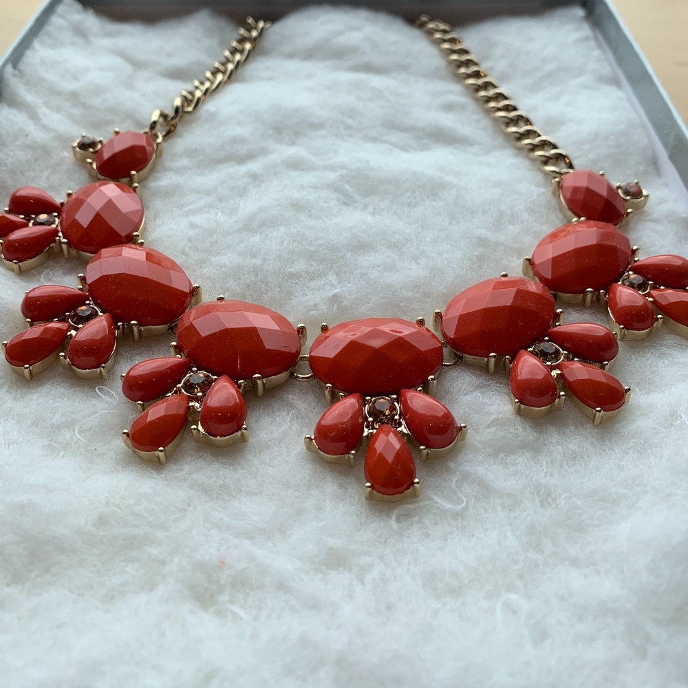 JCrew Coral Necklace